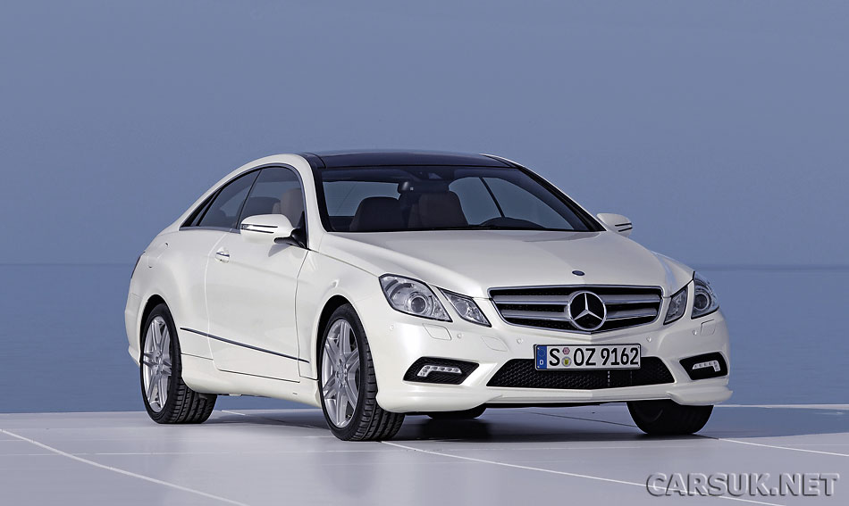 The new Mercedes Benz EClass Coupe Mercedes is in the middle of a model
