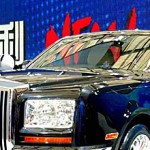 The Geely GE at Shangai. Geely are now eyeing up a Saab bid