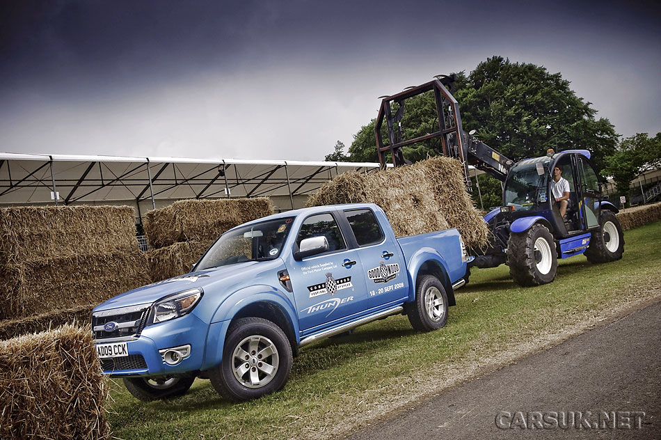 Goodwood are using the new Ford Ranger as support vehicle at the Festival of 