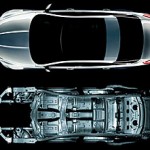 Jaguar-XJ-Sustain The new Jaguar XJ features a strong and light aluminium bodyshell
