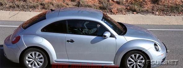 2012 beetle vw images. 2012 Volkswagen Beetle Spied