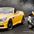 Mercedes SLK 55 AMG and Ducati Streetfighter 848