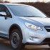 Silver Subaru XV Driving