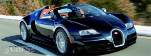 Bugatti Veyron Grand Sport Vitesse Black Bugatti Veyron Grand Sport Vitesse on road