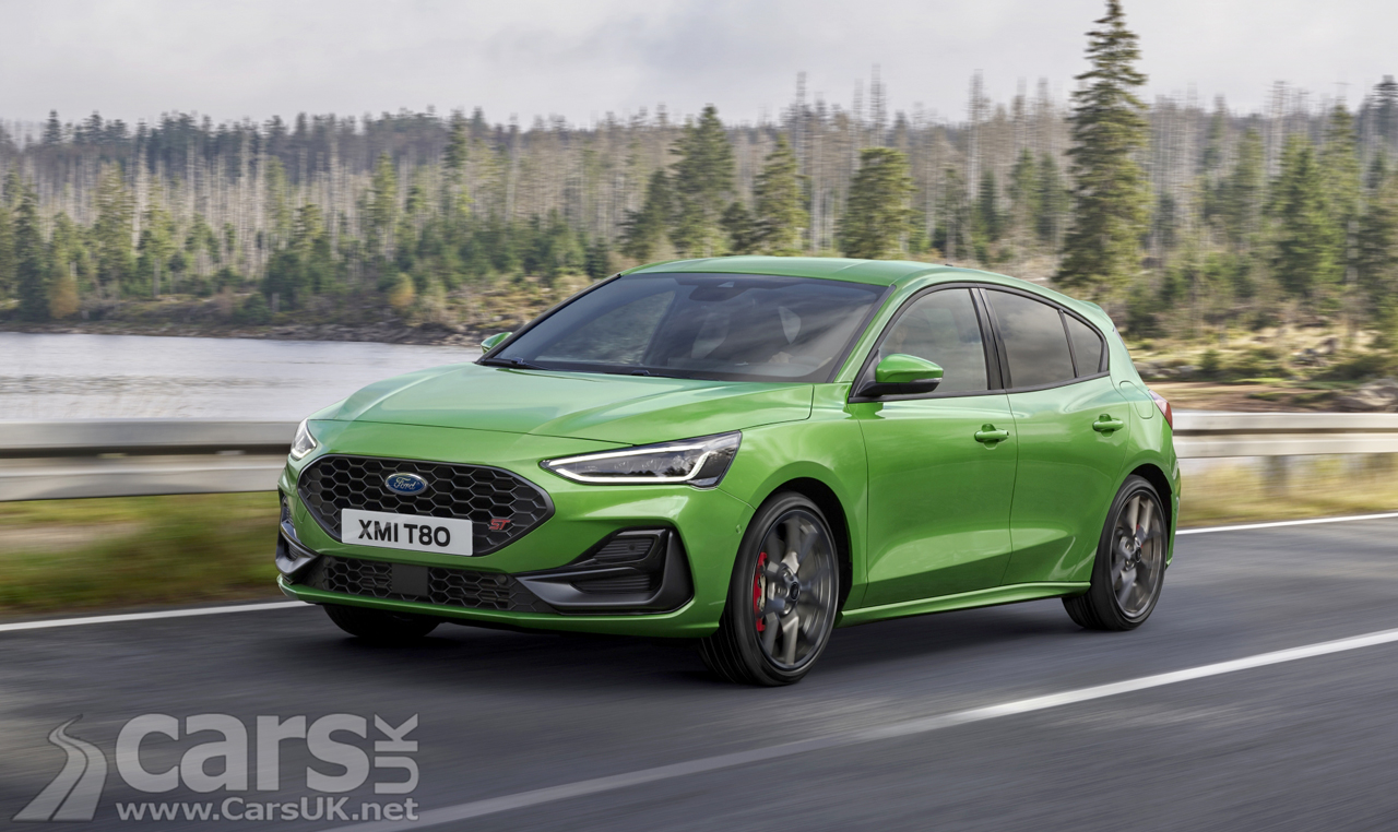 The Ford Focus with new looks for its mid-life facelift (Focus ST pictured)