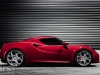 Alfa Romeo 4C production version in red side view  image