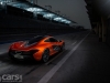 McLaren P1 Bahrain rear view night motor circuit image