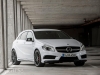 Mercedes A45 AMG front 3/4 view static image