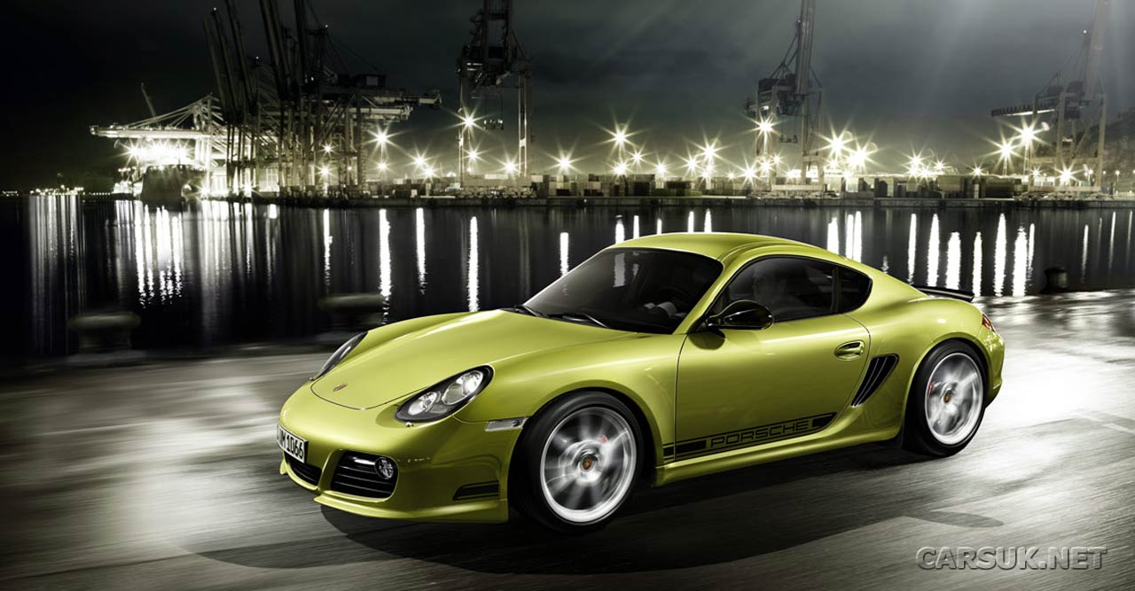 Porsche cayman красный