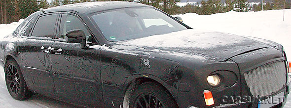 Rolls Royce RR4 (Rolls Royce Ghost?) caught testing before its unveiling at Geneva