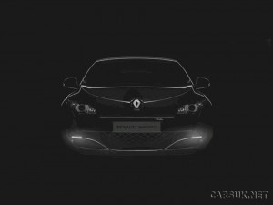 Renaultsport Megane teaser image ahead of the launch at Geneva