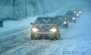 Driving in snow - don't give up - just be careful!