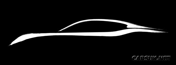 This is the 'tease' for the Infiniti M Saloon