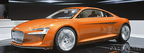 The Audi R8 e-tron LA