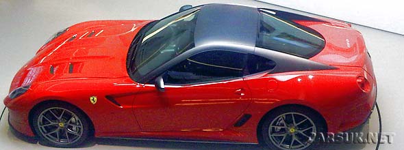 The Ferrari 599 GTO Spied