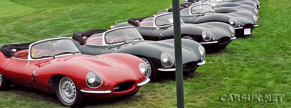 Jaguar XKSS at Pebble Beach