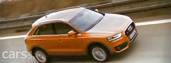 Video showing the 2012 Audi Q3 on track