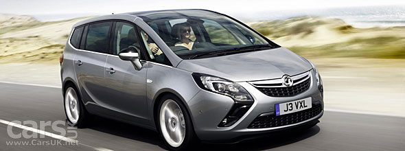 Production version of the 2012 Vauxhall Zafira Tourer revealed