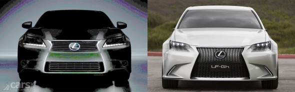 Lexus GS and LF-Gh compare