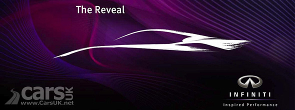 Infiniti Emerg-E Outline of Infiniti Emerg-E range-extender sports car concept