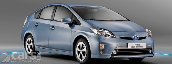 Toyota Prius Plug-in Hybrid in blue