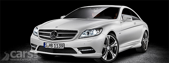 White Mercedes CL Grand Edition