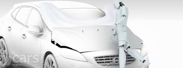 Volvo V40 Pedestrian Airbag Volvo V40 Pedestrian Airbag