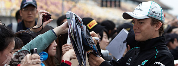 Rosberg pole China F1 Grand Prix 2012
