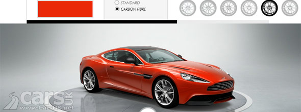 New Aston Martin Vanquish Configurator