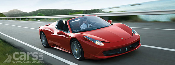 Ferrari 458 Spider UK debut