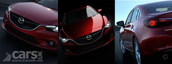 3 views of the 2013 Mazda 6