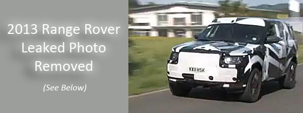 2013 Range Rover Leak Withdrawn 2013 Range Rover Leak Withdrawn