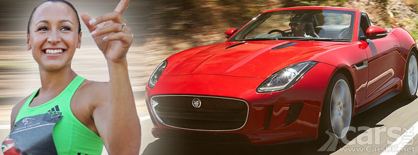 Photo of Jessica Ennis & Jaguar F-Type
