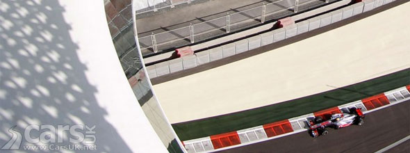 Photo of McLaren on track at Abu Dhabi Yas Marina