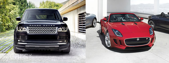 Photo of Jaguar F-Type and 2013 Range Rover