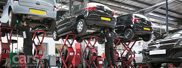 Photo of Vauxhall workshop