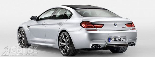 Rear view BMW M6 Gran Coupe