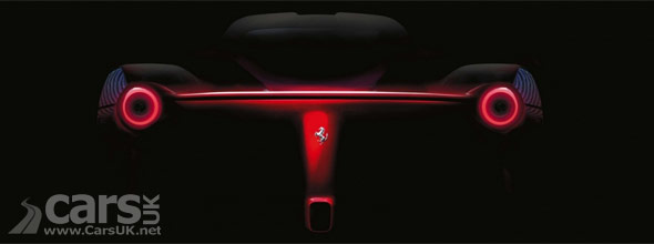 Tease photo new Ferrari Enzo