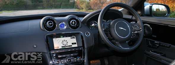 The 2013 Jaguar XJ still has a hugely appealing cabin Photo of the interior of the 2013 Jaguar XJ