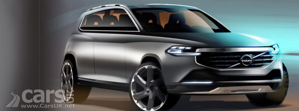 Sketch of 2014 Volvo XC90