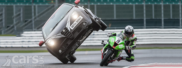Alfa MiTo Quadrifoglio Verde SBK Limited Edition on 2 wheels with superbike photo