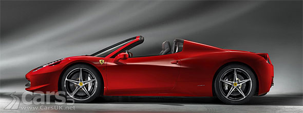Photo of red Ferrari 458 Spider