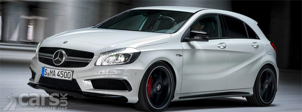 White Mercedes A45 AMG image