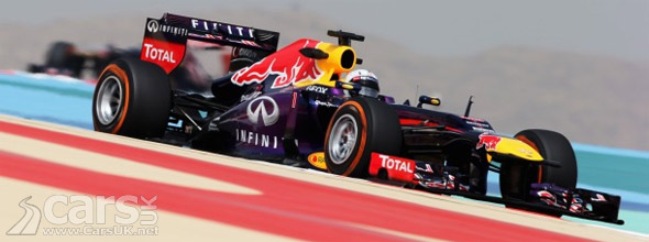 Sebastian Vettel red Bull Bahrain 2013 Photo