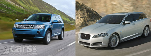 Photo of 2013 Land Rover Freelander and Jaguar XF Sportbrake