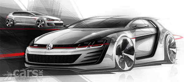 VW Design Vision GTI Sketch