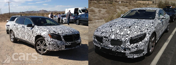 Mercedes S-Class Coupe & GLA Spy Photos