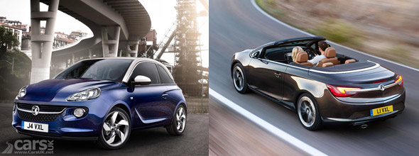 Photo Vauxhall Adam and Vauxhall Cascada