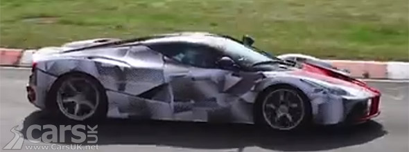 Photo Ferrari testing LaFerrari at Nurburgring
