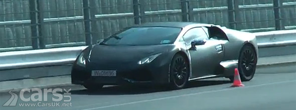 Lamborghini Cabrera caught on video